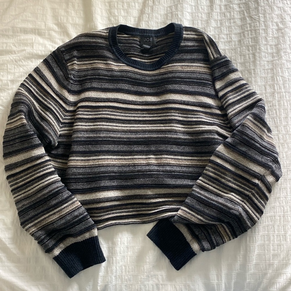 Vintage oversized cropped sweater